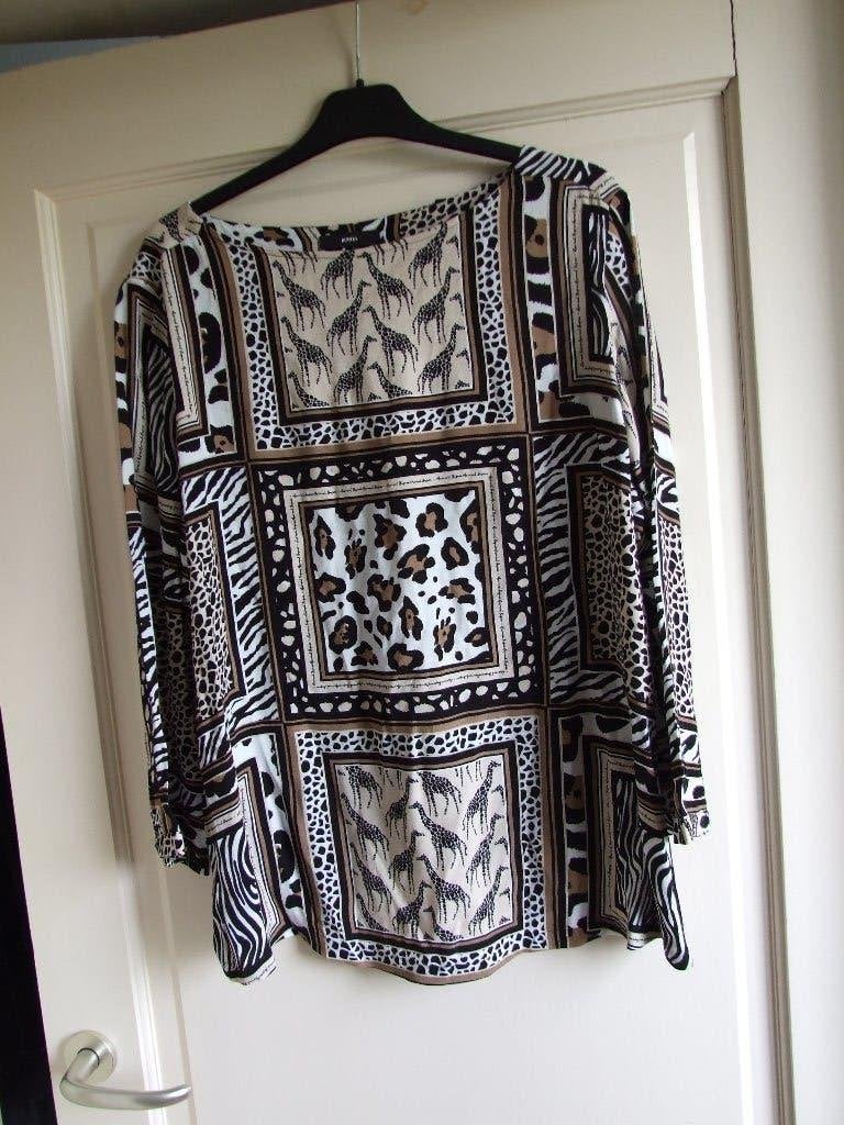 Bonita nieuwe top dierprint met giraffen 44, Meerkleurig, Maat 42/44 (L), Nieuw, Bonita