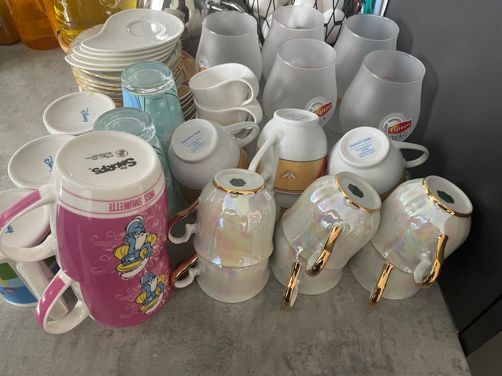 Gratis glazen, mokken en bekers, Ophalen of Verzenden, Meerkleurig, Glas, Overige typen