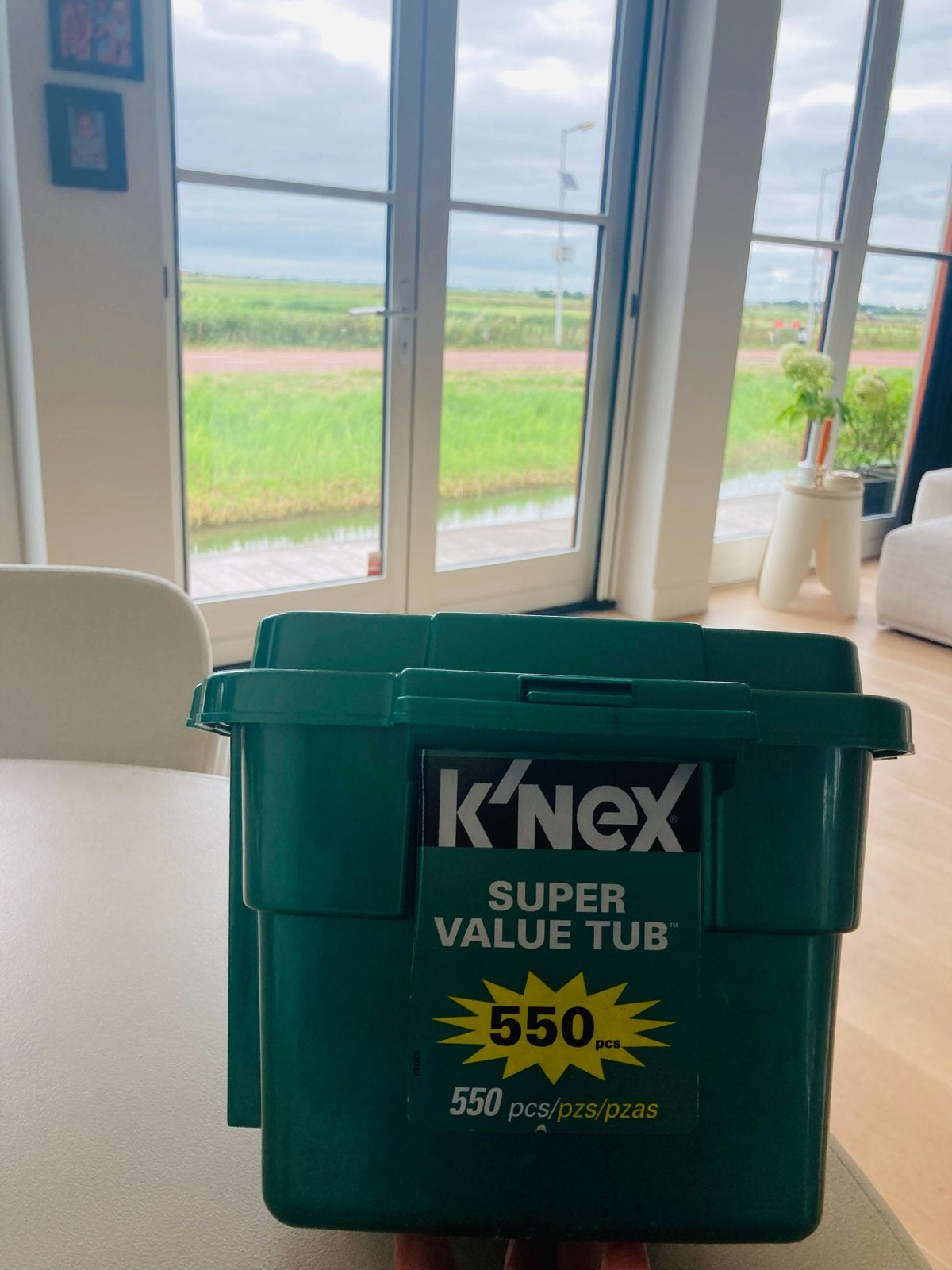 K'nex Super Value Tub 550 stuks, Kinderen en Baby's, Speelgoed | Bouwstenen, Ophalen, Gebruikt, K'nex