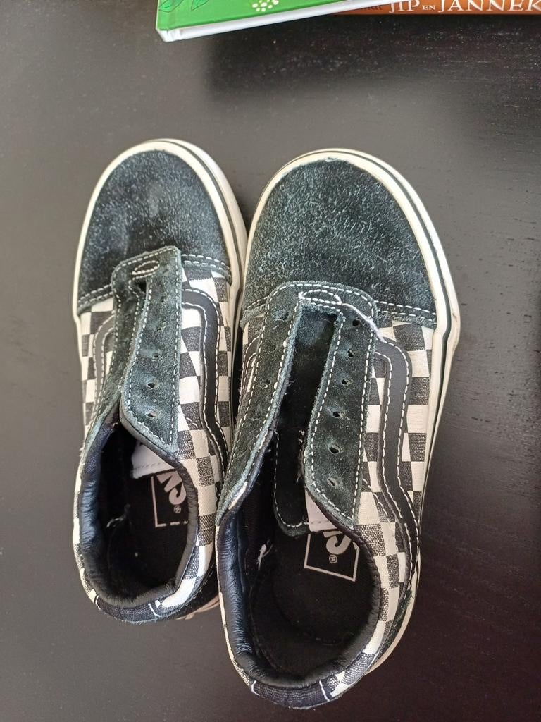 Vans Old Skool checkerboard sneakers maat 28, Ophalen of Verzenden, Gebruikt, Schoentjes, Vans