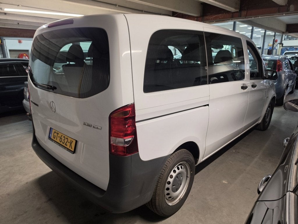 Mercedes-benz Vito Tourer 109 CDI Base Lang 9-Pers. Airco, Auto's, Gebruikt, Euro 6, 255 €/maand, Electronic Stability Program (ESP)