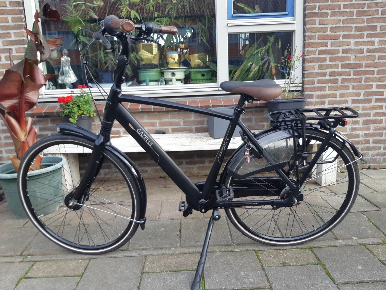 Herenfiets Gazelle Orange C8 H53 Nieuwstaat, Ophalen of Verzenden, Zo goed als nieuw, Minder dan 10 versnellingen, Gazelle