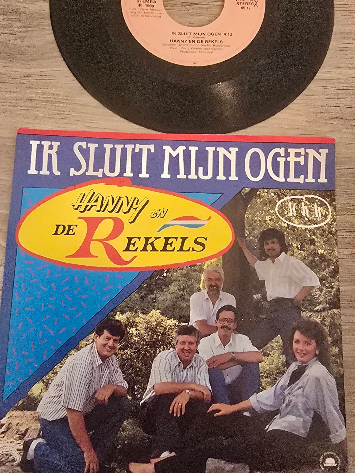 Hanny en de rekels/ ik sluit mijn ogen, Ophalen of Verzenden, Gebruikt, 7 inch, Levenslied of Smartlap