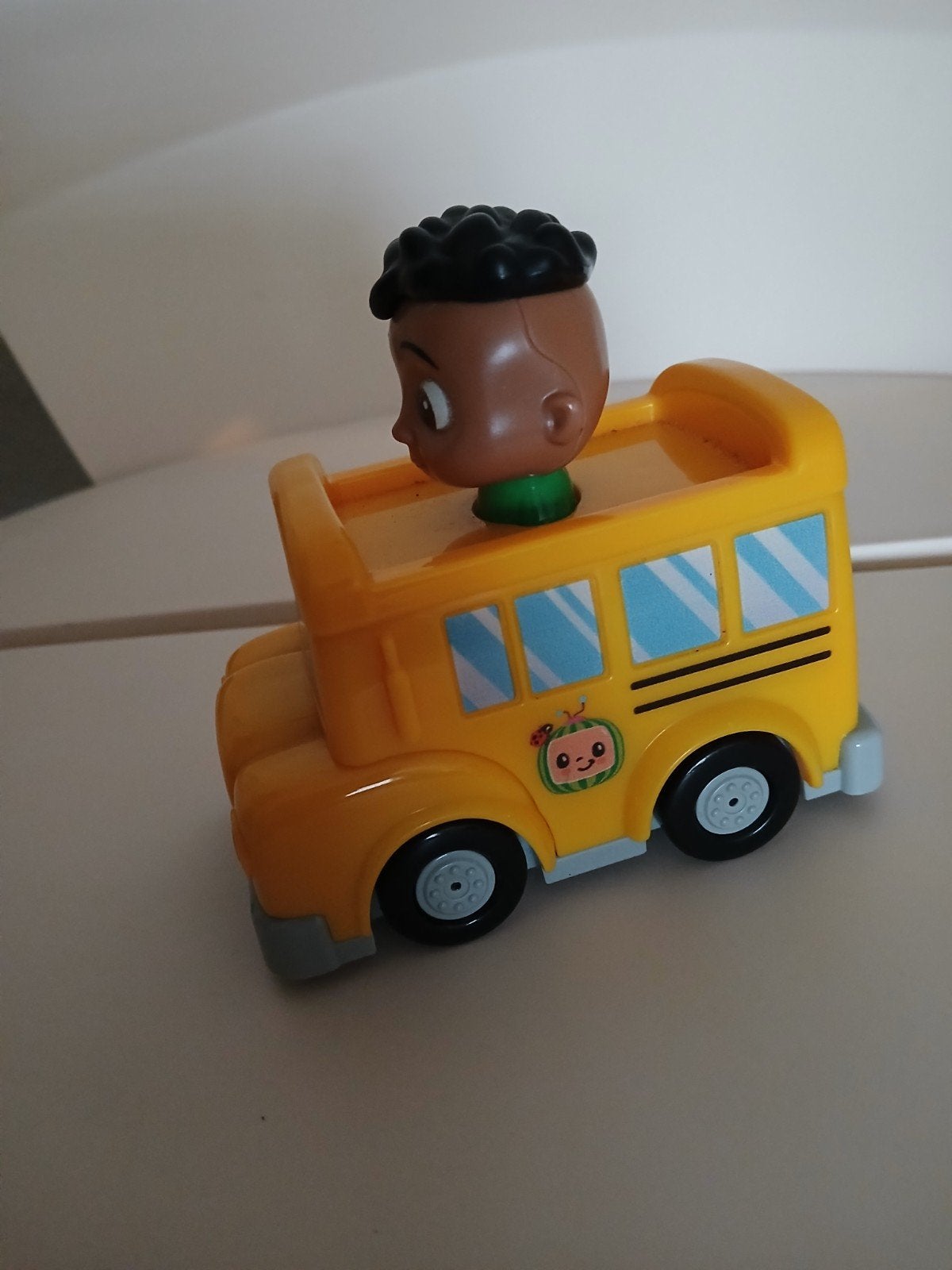 VTECH Cocomelon Muzikale schoolbus met poppetje., Kinderen en Baby's, Ophalen of Verzenden, Zo goed als nieuw