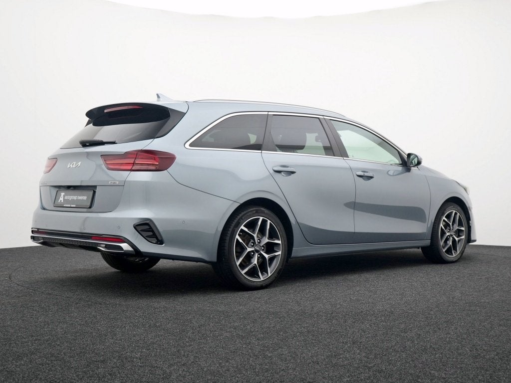 Kia Ceed Sportswagon 1.6 GDI PHEV Dynamicline | Stoelverwarm, Auto's, Automaat, Gebruikt, Leder en Stof, Plug-in hybride