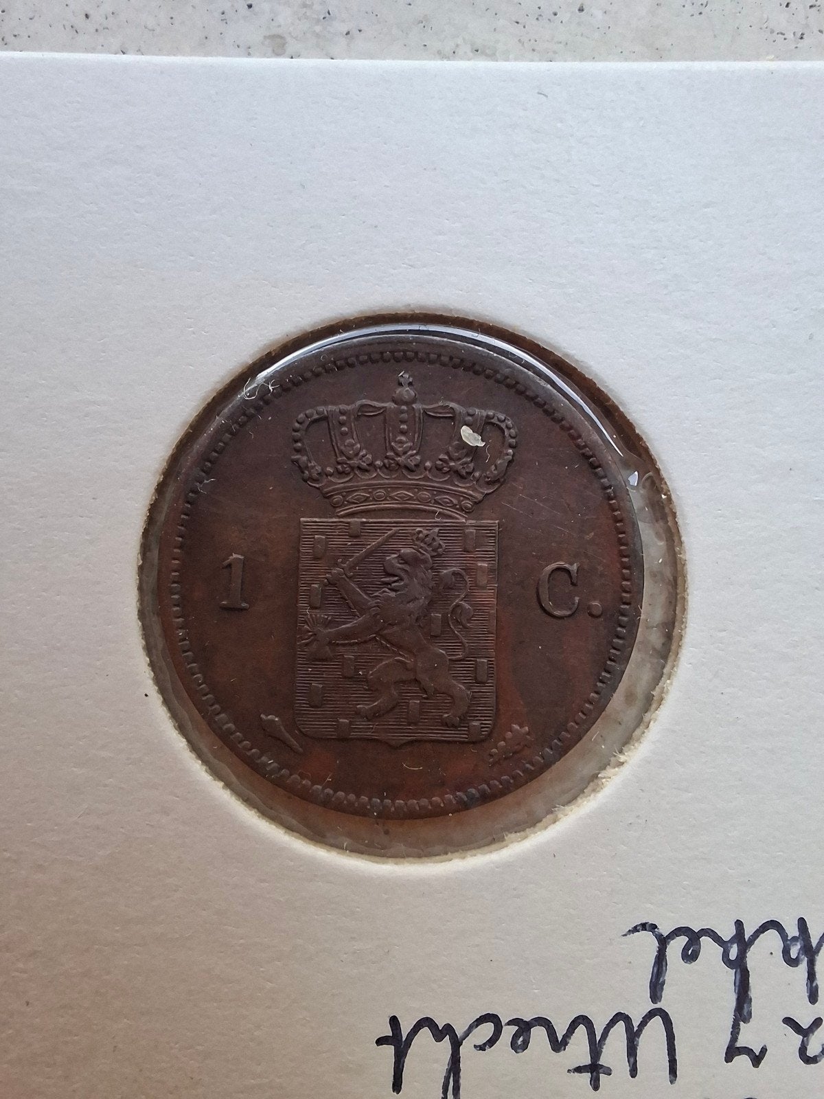 1 cent 1827 U van €125 nu voor maar €40, Ophalen of Verzenden, Koning Willem I, 1 cent