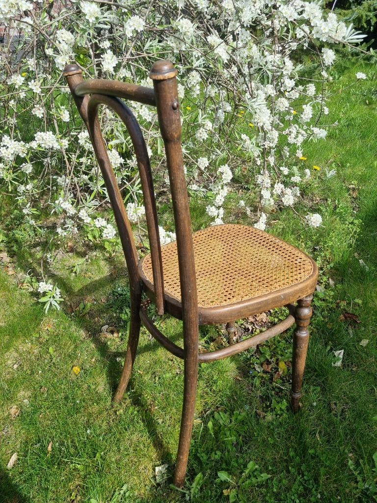 Fischel bentwood cafetaria stoeltje vintage 1/3, Antiek en Kunst, Antiek | Meubels | Stoelen en Banken, Ophalen