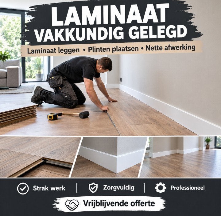 Professionele Laminaat en PVC Leggen | Plinten, Diensten en Vakmensen