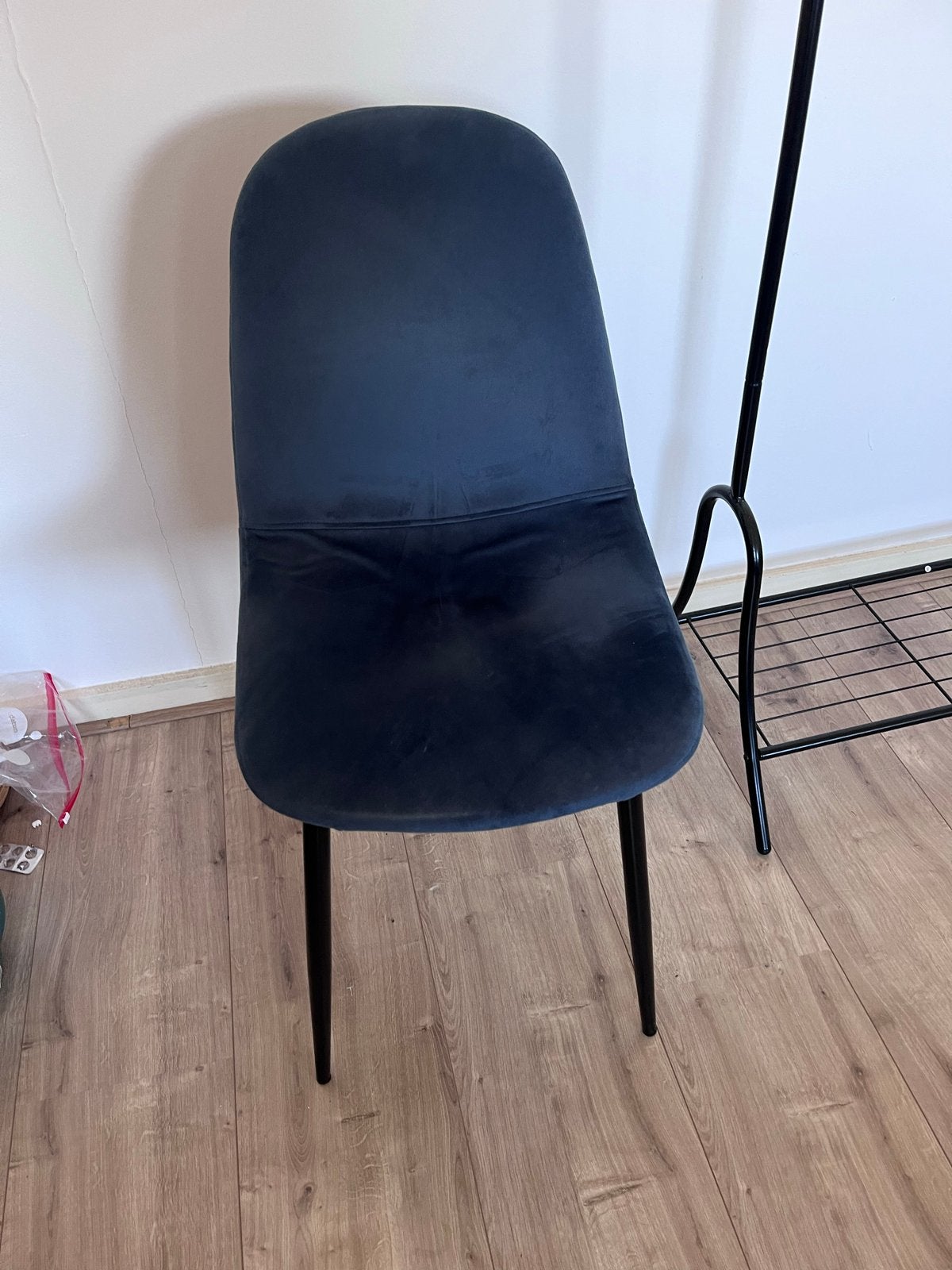 Stoel, Huis en Inrichting, Ophalen, Blauw, Zo goed als nieuw, Eén