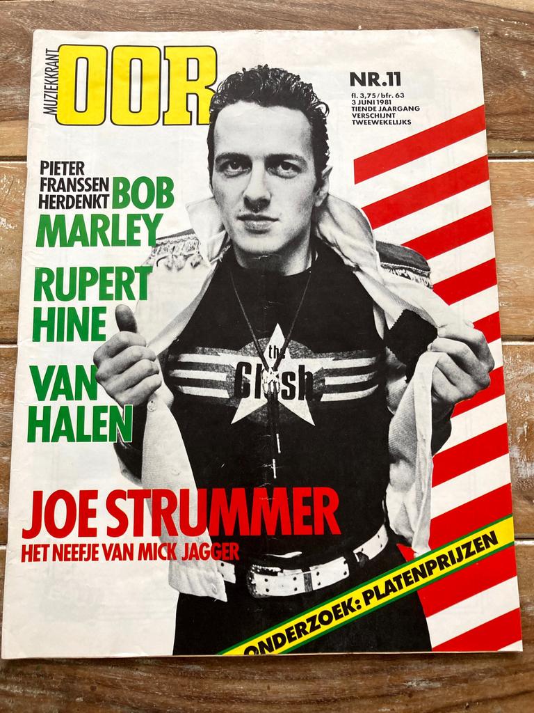 Muziekkrant OOR 1981 VAN HALEN Def Leppard BOB MARLEY Clash, Ophalen of Verzenden, Muziek, Film of Tv