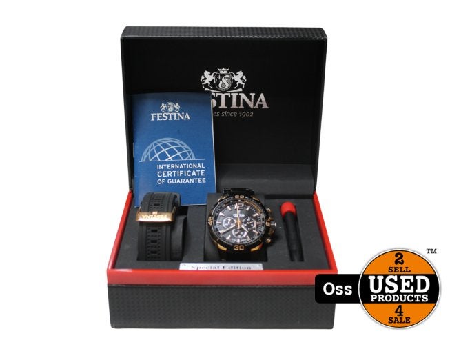 Festina F20525 Special Edition Horloge + Doos & Certificaat, Festina, Zo goed als nieuw, Support@festina.com, Avda. Diagonal 468
08006 Barcelona
Spain