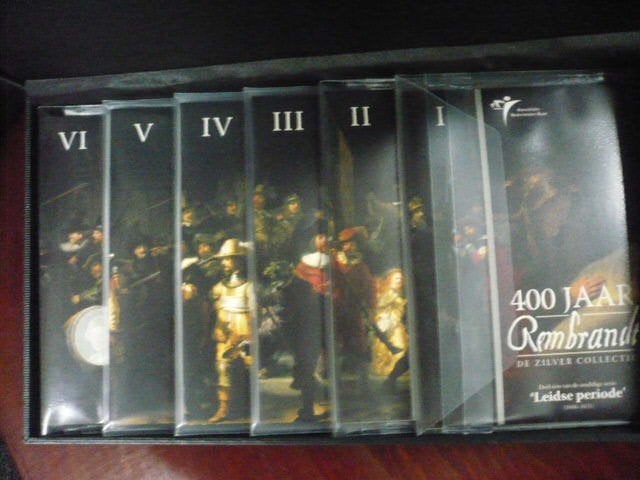 Nederland 400 jaar Rembrandt 2006 Zilver collectie, Ophalen of Verzenden, Koningin Beatrix, Euro's, Zilver