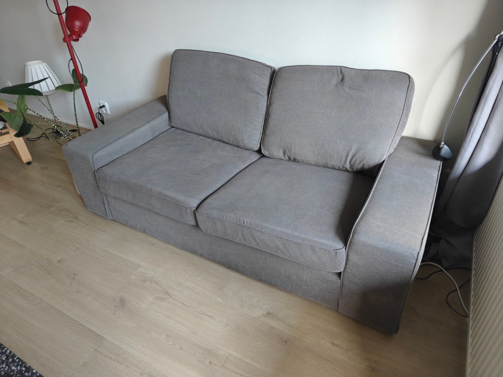 IKEA KIVIK 2 Seat Sofa - Cover Only - Grey, Ophalen, Gebruikt, Tweepersoons