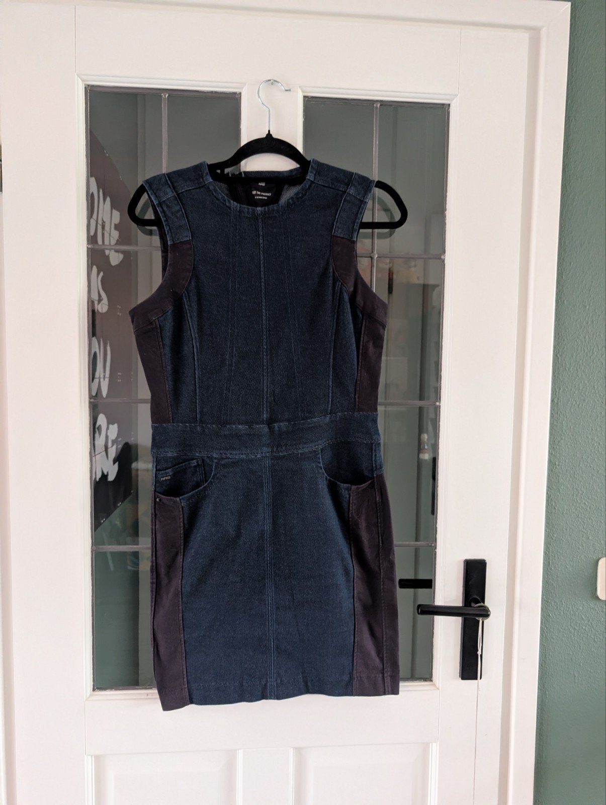 G-Star Raw Lynn PM Navy Slim Jurk Maat M, Kleding | Dames, Jurken, Maat 38/40 (M), Blauw, Ophalen of Verzenden, Zo goed als nieuw