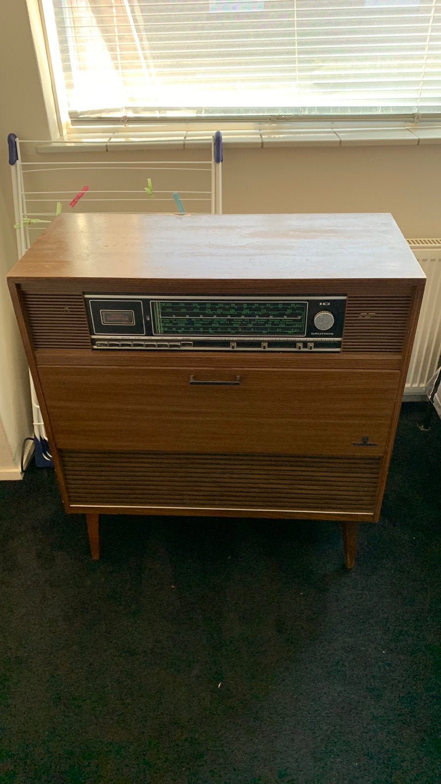 Grundig vintage audiomeubel, Antiek en Kunst, Ophalen