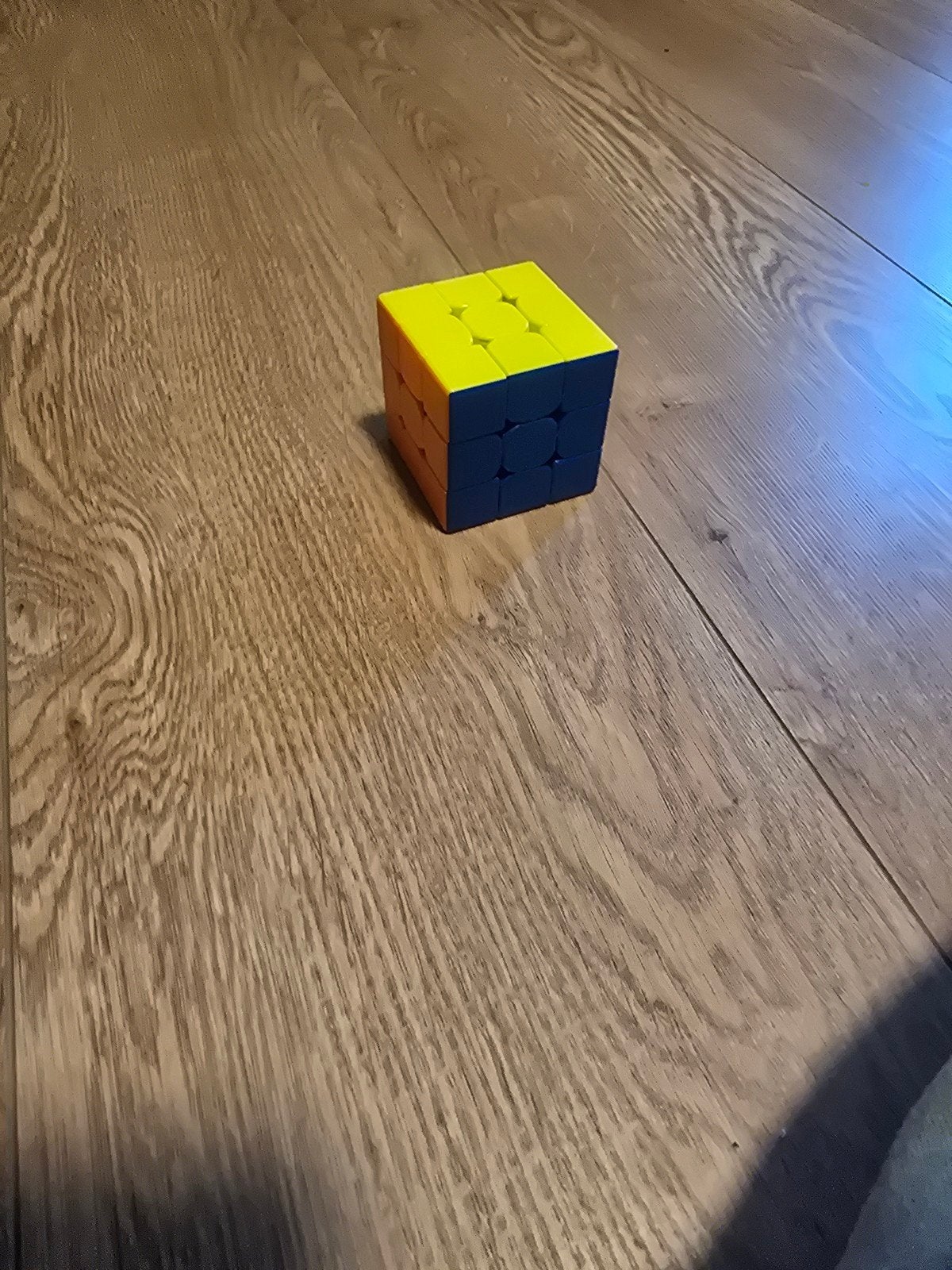 Rubiks Kubus 3x3 Speedcube, Ophalen of Verzenden, Minder dan 500 stukjes, Zo goed als nieuw, Rubik's of 3D-puzzel