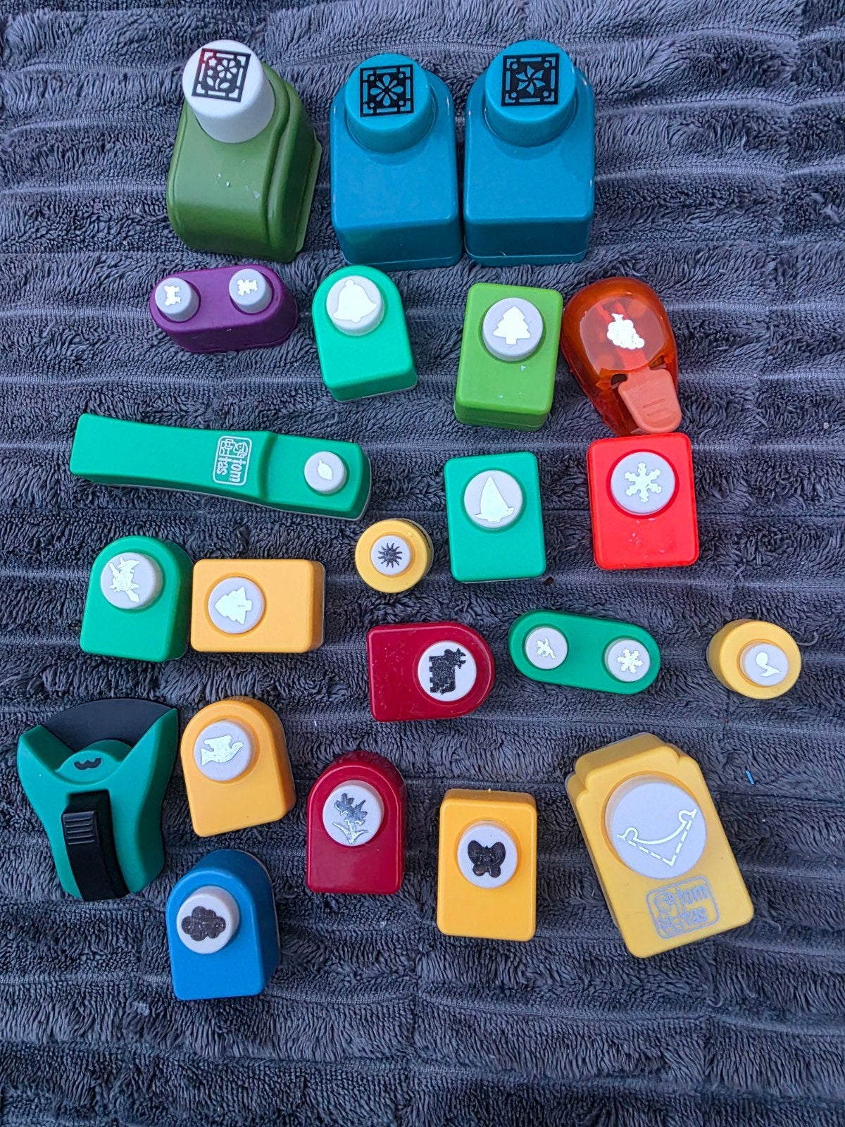 Grote collectie knutselponsen voor papier en karton, Ophalen of Verzenden
