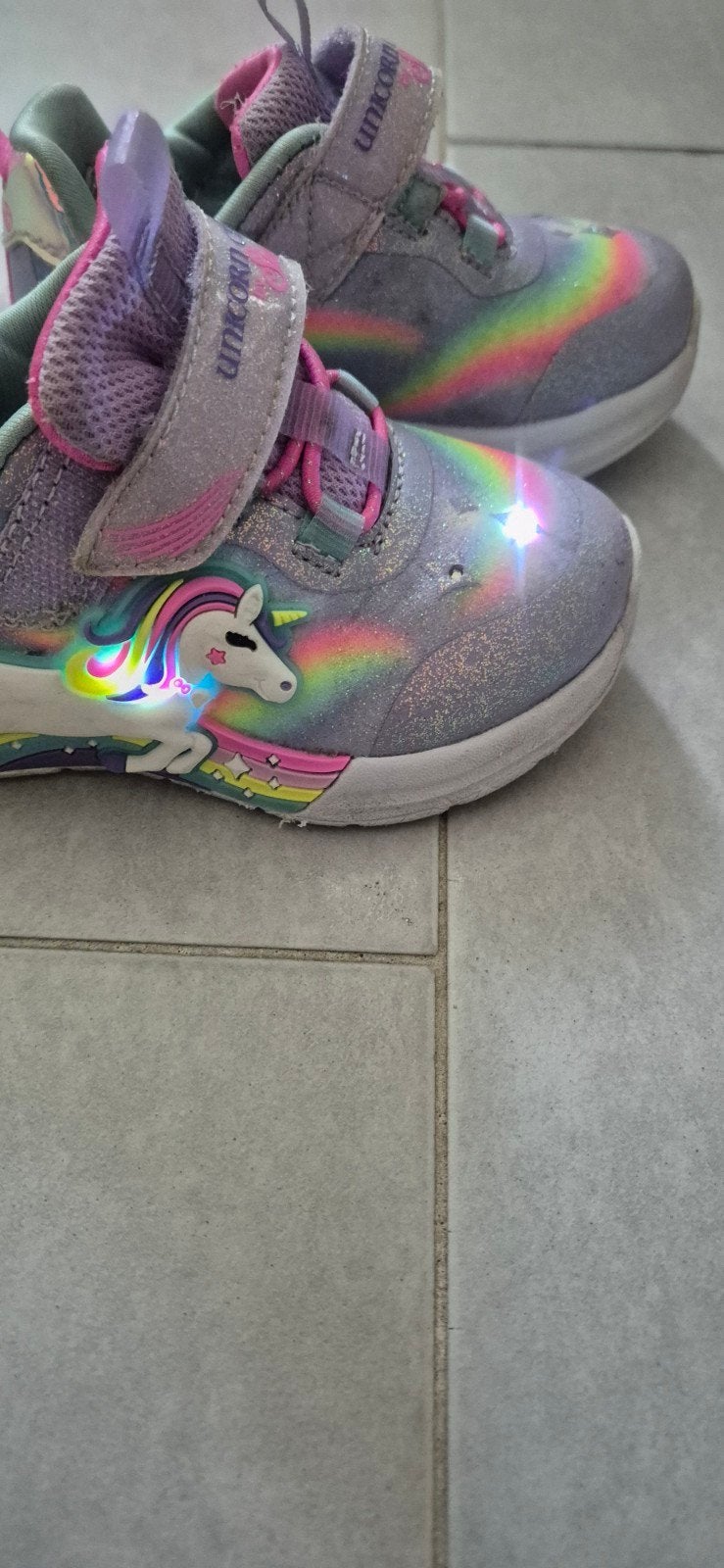 Skechers Unicorn Chaser Meisjes Sportschoenen Maat 24, Gebruikt, Meisje, Sportschoenen, Skechers