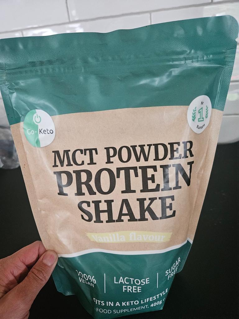 MCT poeder proteine shake keto vanille, Ophalen of Verzenden