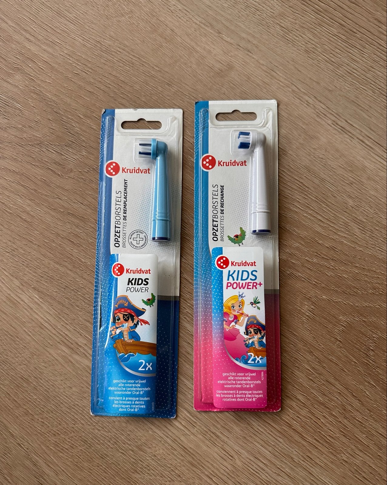 Kruidvat Kids Power Opzetborstels - 4 stuks Nieuw, Ophalen of Verzenden, Nieuw, Mondverzorging