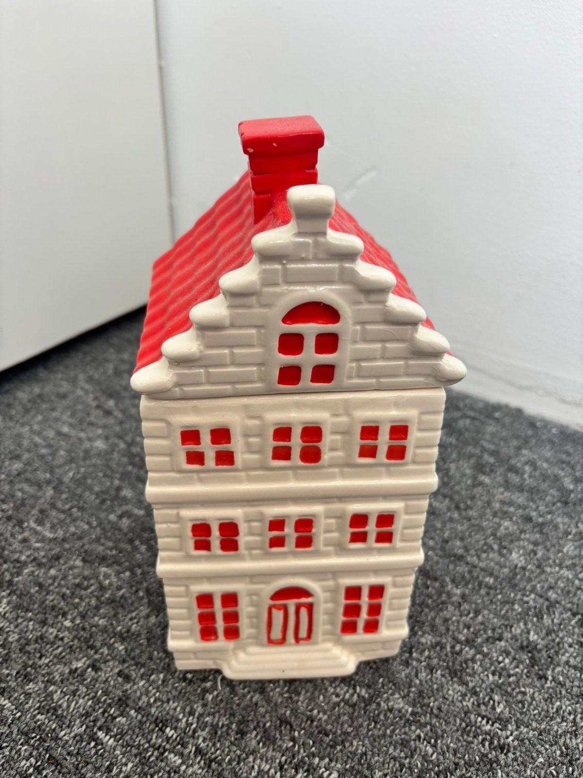 Postcodeloterij keramieken voorraadpot / koekjespot, Verzamelen, Ophalen of Verzenden, Zo goed als nieuw