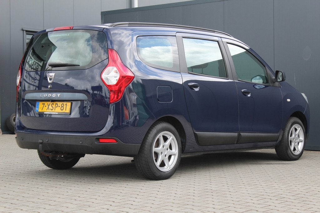 Dacia Lodgy 1.2 TCe Lauréate 5p. | Incl. 12 Maanden garanti, Auto's, Dacia, Voorwielaandrijving, Stof, Gebruikt, Blauw