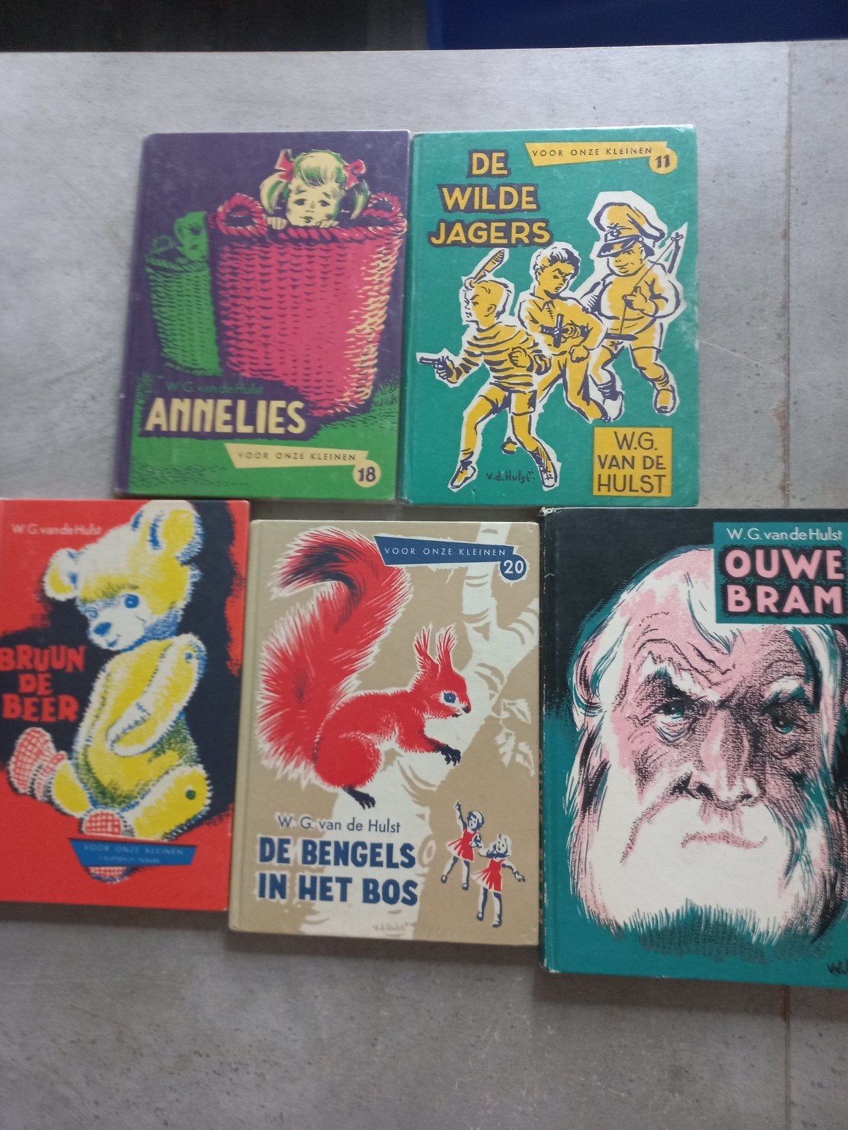 W.G. van de Hulst - Vintage kinderboeken collectie, Ophalen of Verzenden, Gelezen, W.G. van de Hulst, Fictie algemeen