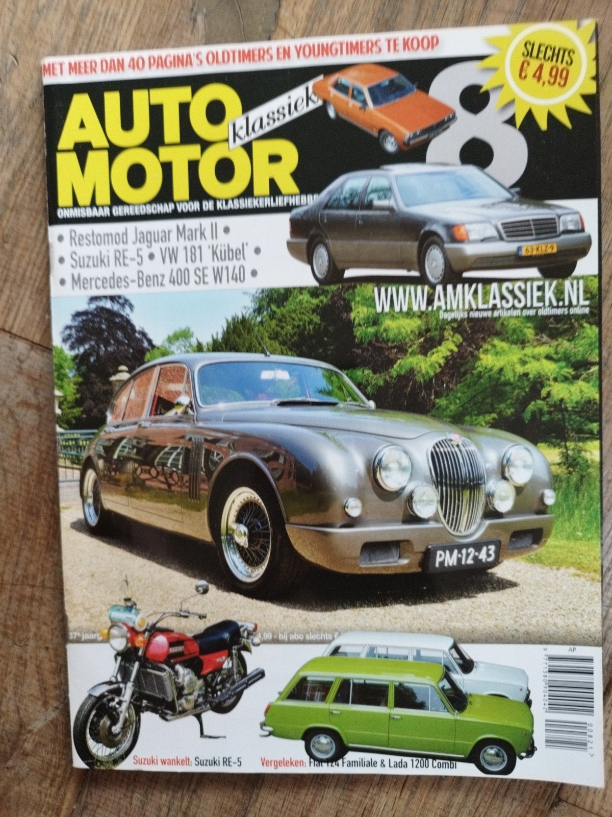 Auto Motor Klassiek nr 8 augustus 2021 - 124 pagina's, Ophalen of Verzenden, Zo goed als nieuw, Auto Motor Klassiek