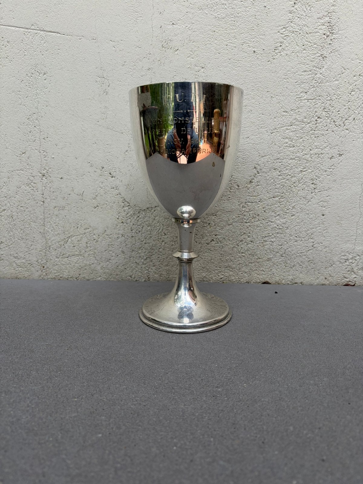 Prijs Beker en bronzen Penning van Postzegelverzamelaars., Ophalen of Verzenden