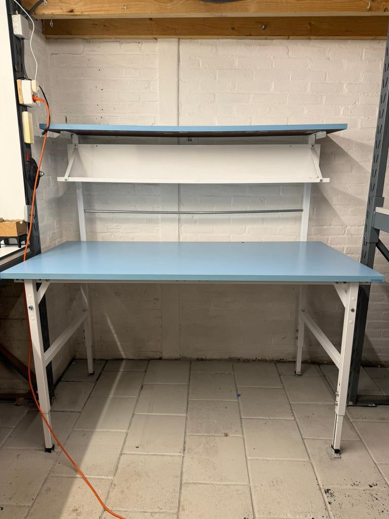 Webshop inpaktafel werktafel werkbank Overtoom, Doe-het-zelf en Verbouw, Werkbanken, Gebruikt, 170 cm of meer, Ophalen
