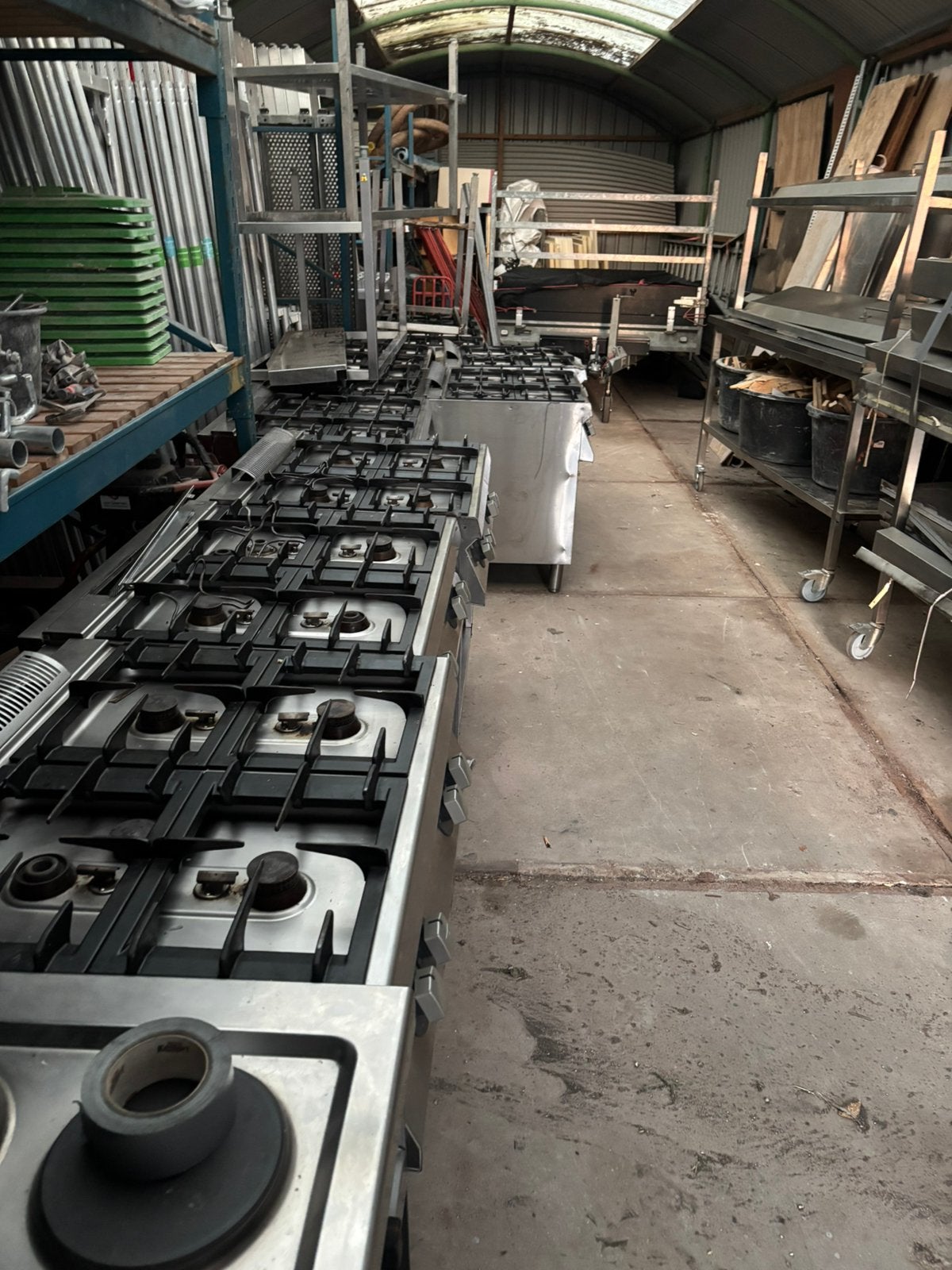 12 x Zanussi Horeca Gasfornuis al vanaf €50, Ophalen, Gebruikt, Fornuis, Frituur en Grillen