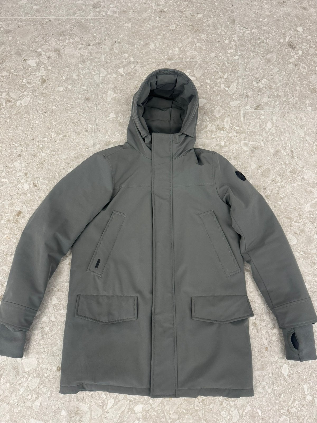 Heren Airforce Air-force winter jas snow parka maat M gijs, Ophalen of Verzenden, Zo goed als nieuw, Zwart