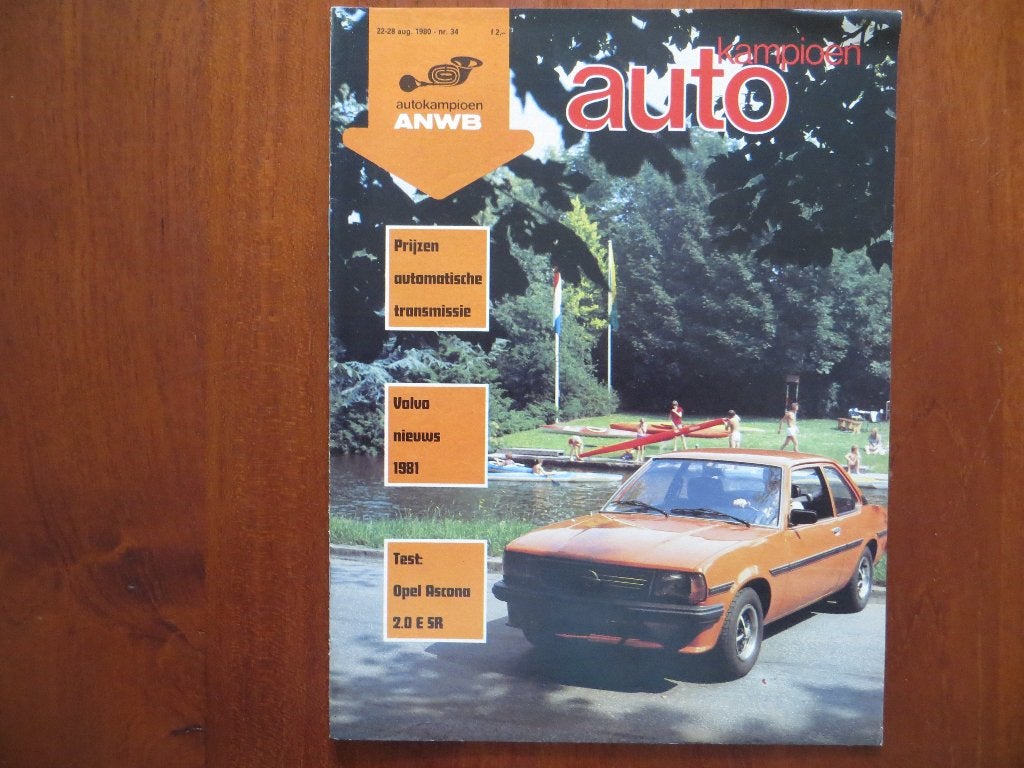 Autokampioen 34 1980 Opel Ascona 2.0 E SR, Volvo 1981-nieuws, Ophalen of Verzenden, Nieuw, Opel