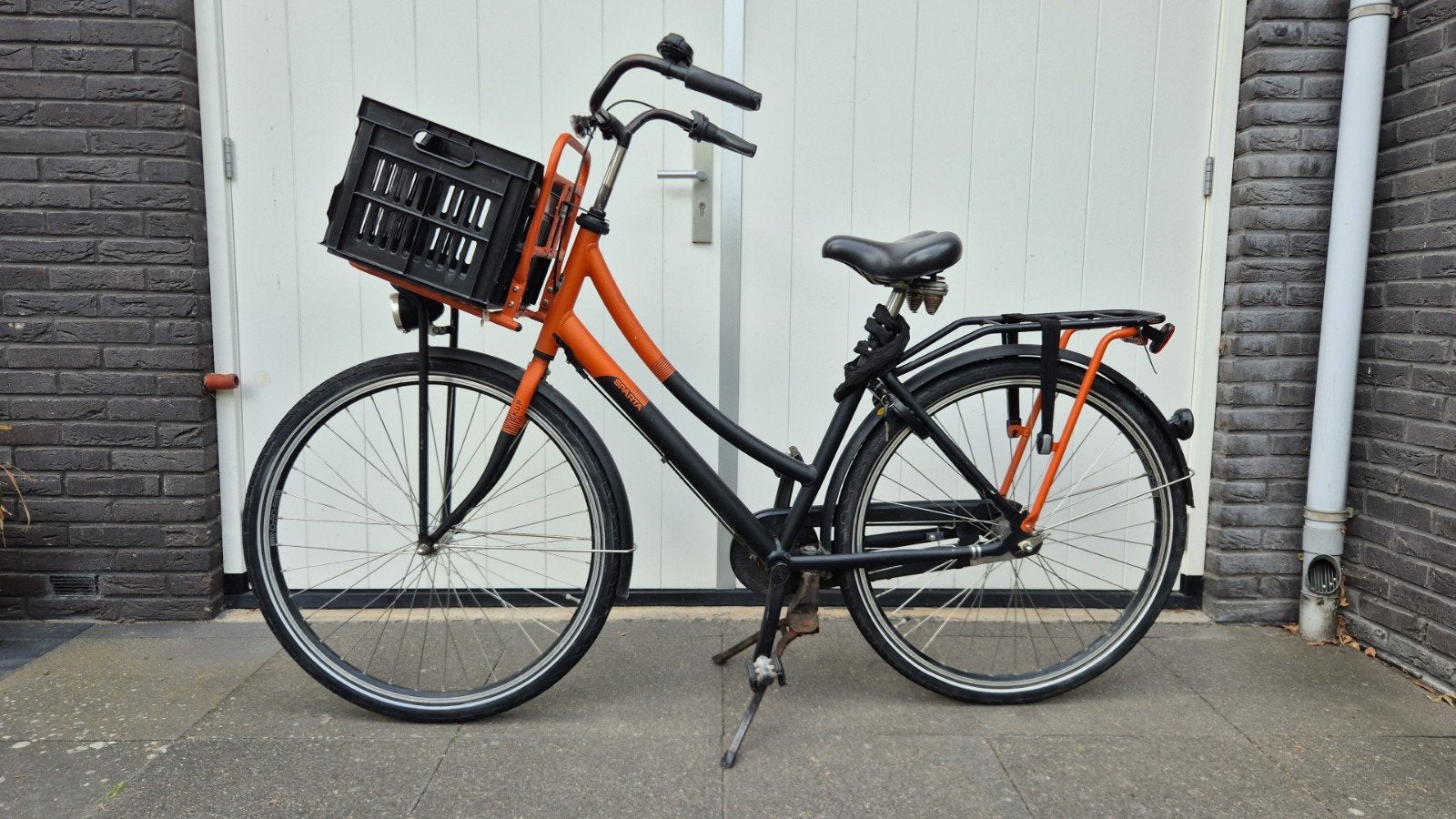 Sparta Transportfiets 6 jr oud - Gebruikt., Terugtraprem, Sparta, Gebruikt, Versnellingen