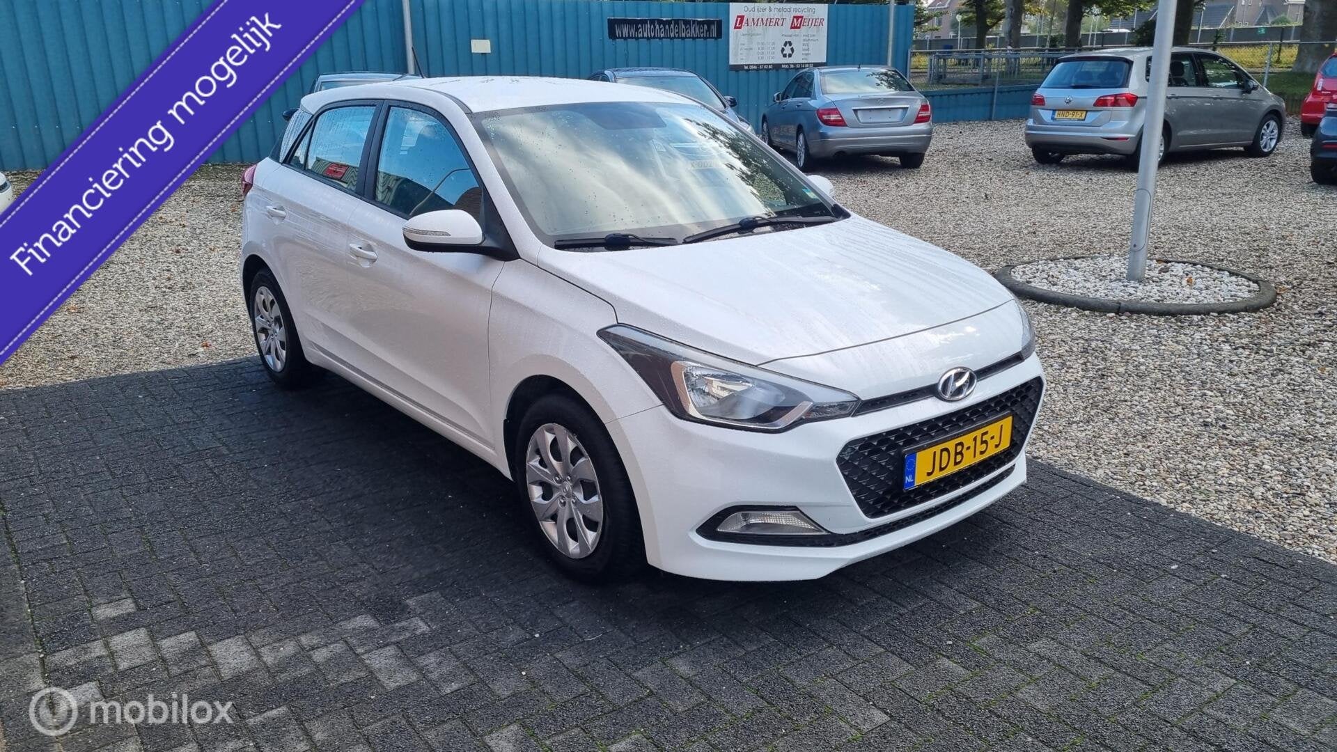Hyundai i20 1.2 HP i-Motion Comfort, 83 pk, Gebruikt, 4 cilinders, Wit