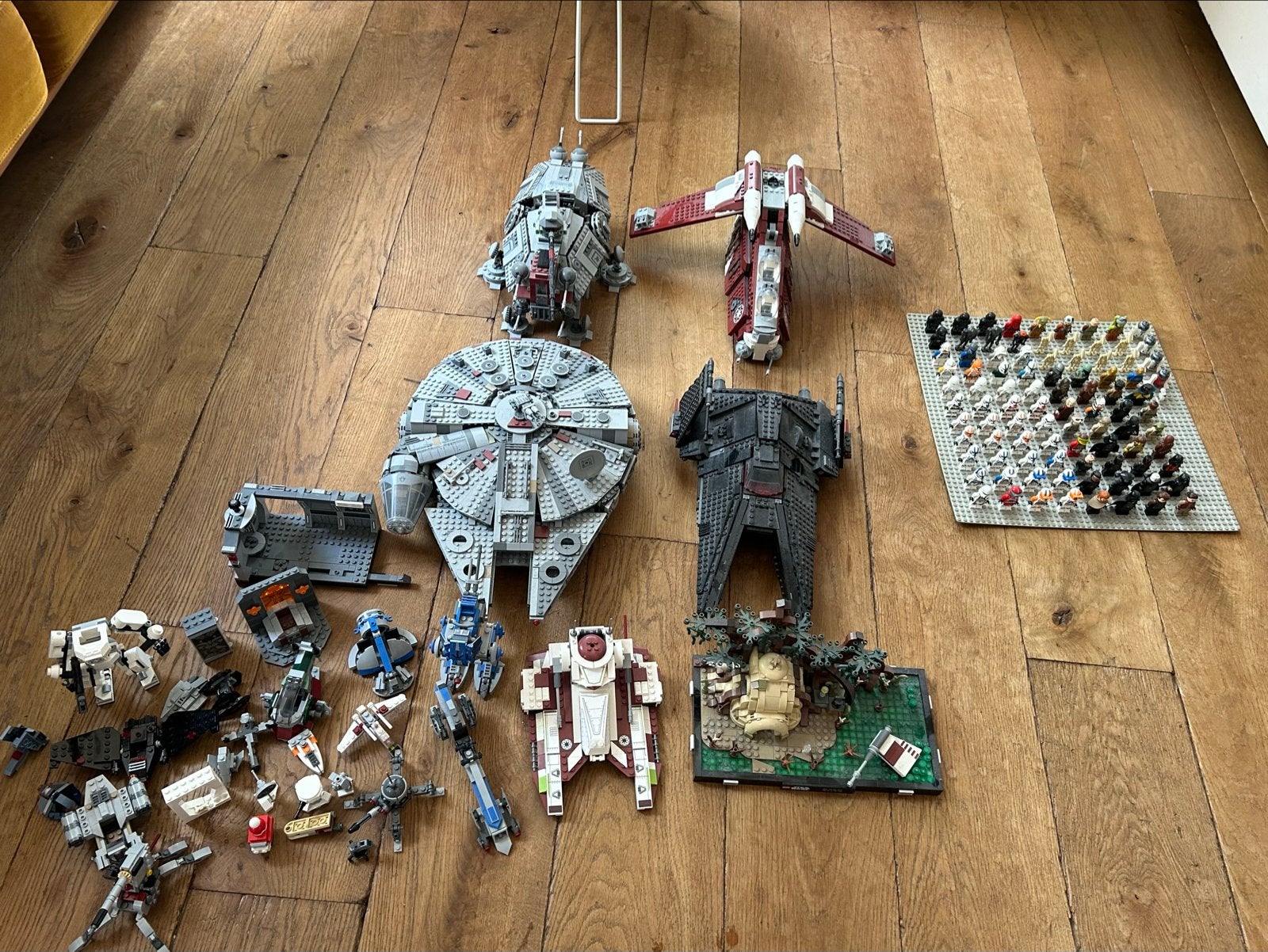 Grote LEGO Star Wars collectie: schepen en minifiguren, Star Wars, Lego, Ophalen of Verzenden, Zo goed als nieuw