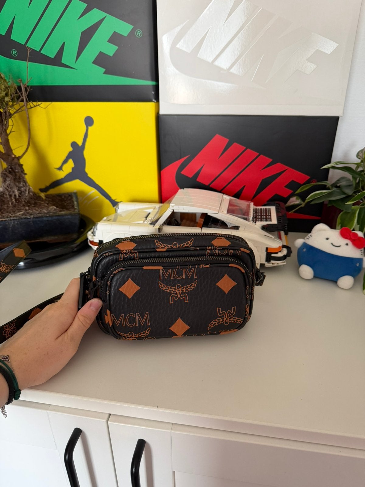 Mcm tas, 30 cm of meer, Zwart, Minder dan 35 cm, Ophalen of Verzenden