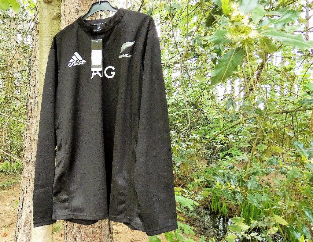ADIDAS-ALL BLACKS- rugbyshirt, zwart–longsleeve, Ophalen, Nieuw, Kleding