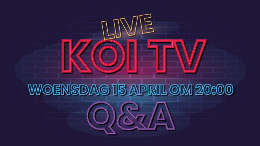 vijver vragen koi tv gratis, Ophalen of Verzenden, Nieuw
