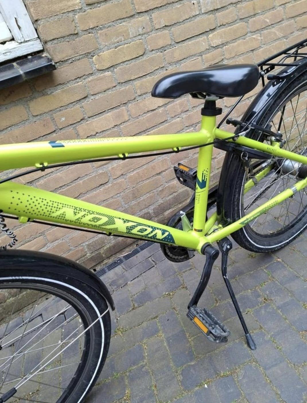 Noxon groen kinderfiets 24 inch, Fietsen en Brommers, Velgrem, Ophalen, Overige merken, Minder dan 16 inch