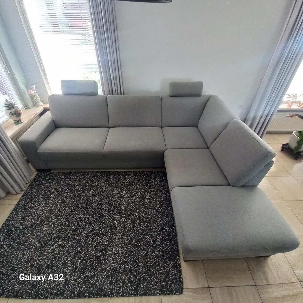 Luxe en ruime grijze loungebank - perfecte staat!, Huis en Inrichting, Ophalen, 250 tot 300 cm, Modern, Lounge, 100 tot 125 cm