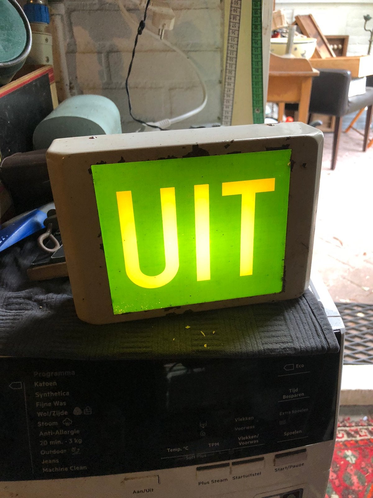 Lichtbakje, Ophalen of Verzenden, Zo goed als nieuw, Reclamebord