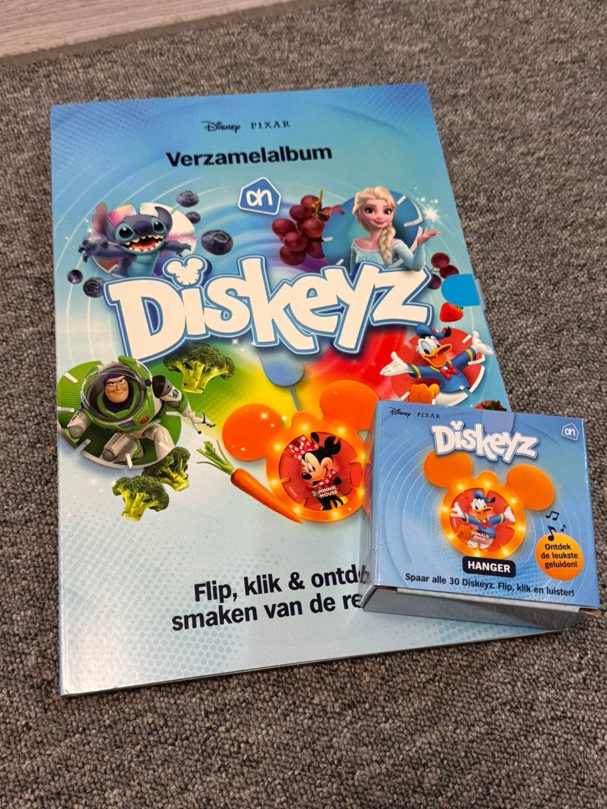Diskeyz Albert Heijn compleet boek met hanger diskeyz xxl, Ophalen of Verzenden