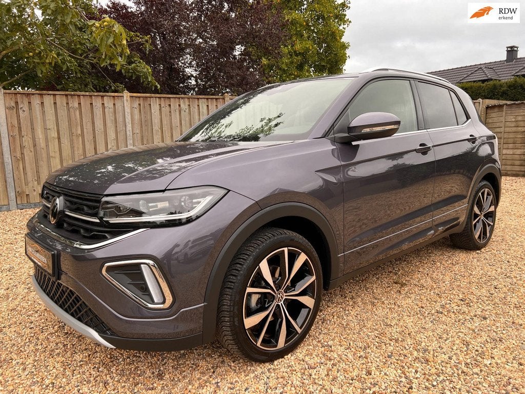 Volkswagen T-CROSS 1.5 TSI R-Line Edition Navigatie & Camera, Auto's, Volkswagen, T-Cross, 4 cilinders, 150 pk, Leder en Stof