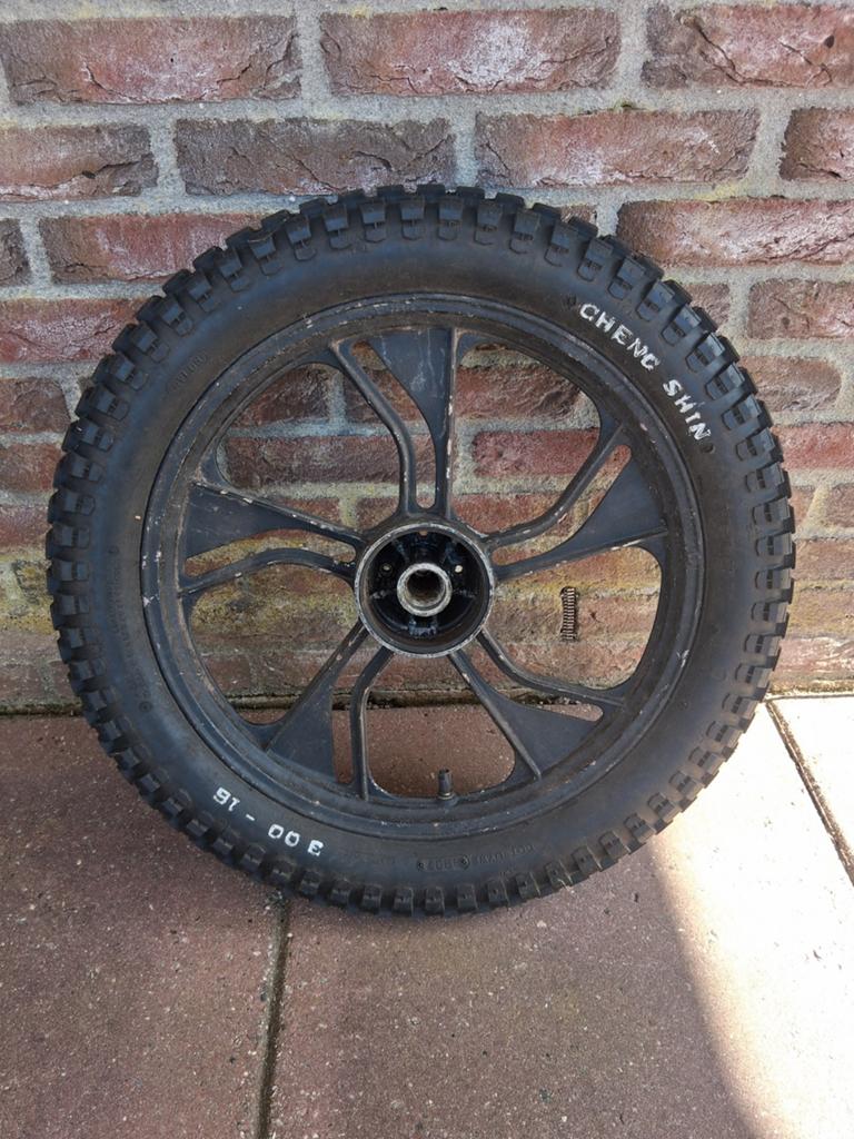 Tomos brommer achterwiel 16 inch, Ophalen, Gebruikt, Overige typen, Tomos