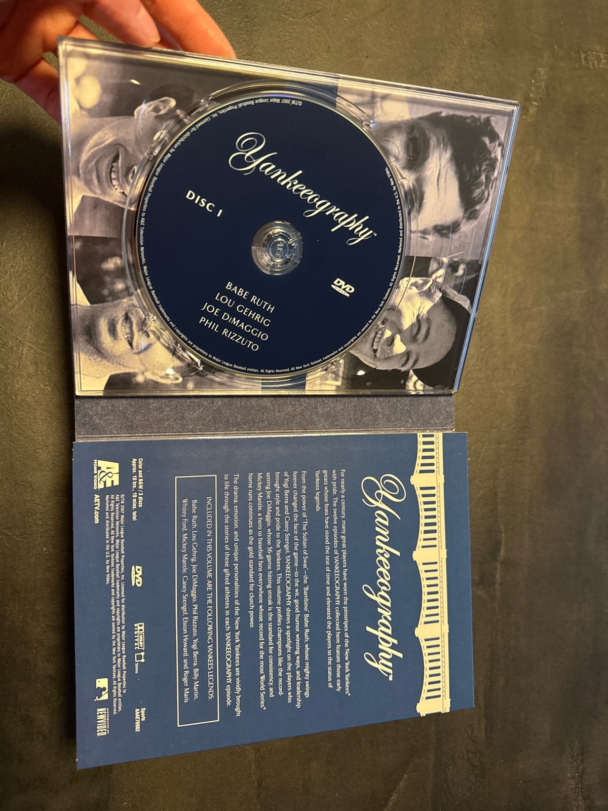 Yankeegraphy DVD Boxset - New York Yankees Legends, Alle leeftijden, Ophalen, Zo goed als nieuw