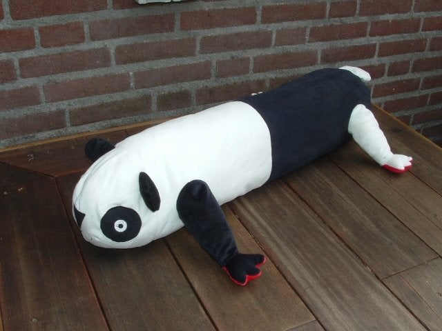IKEA HOND KNUFFEL LANGWERPIG VELOURS WIT/ZWART MET, Ophalen of Verzenden, Nieuw, Overige typen