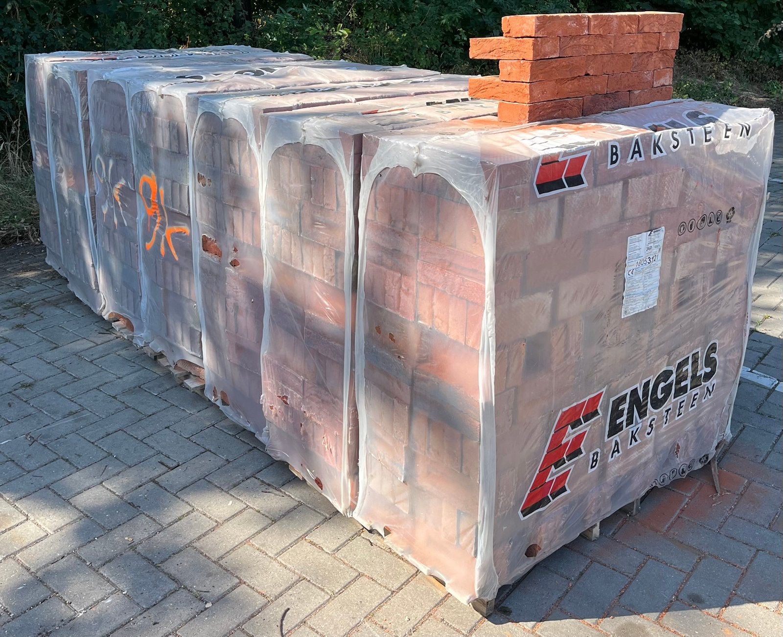 7 pallets gevelstenen, Verzenden, Nieuw, Bakstenen