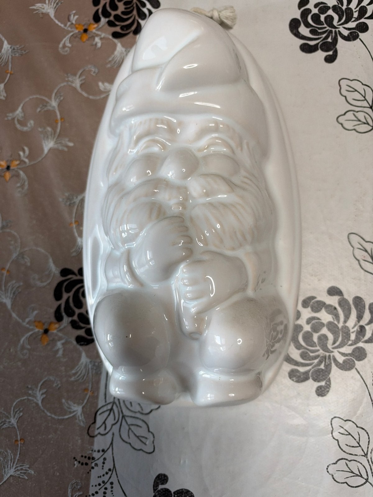 Kabouter puddingvorm - wit keramiek, Verzenden