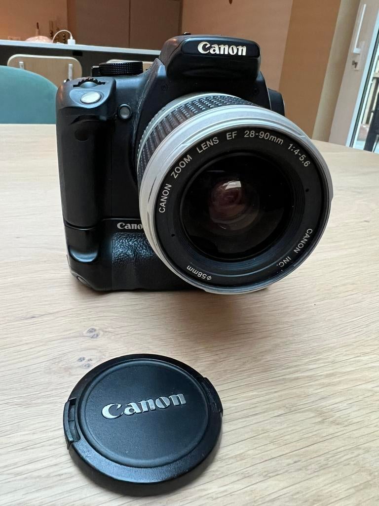 Canon camera 350D met battery grip BG-E3, Audio, Tv en Foto, Fotocamera's Digitaal, Ophalen of Verzenden, Gebruikt, Canon, Geen optische zoom